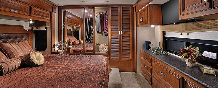 interior of berkshire motorhome