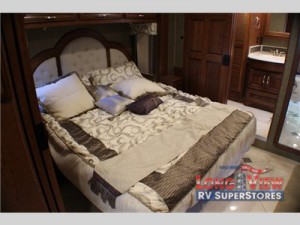 forest river charleston diesel class a motorhome bedroom