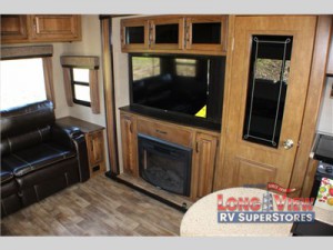 Grand Design Reflection Fifth Wheel fireplace