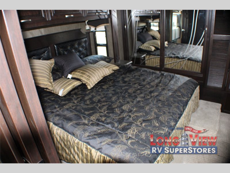 The Berkshire XL Class A Master Bedroom Complete with King-Size Bed