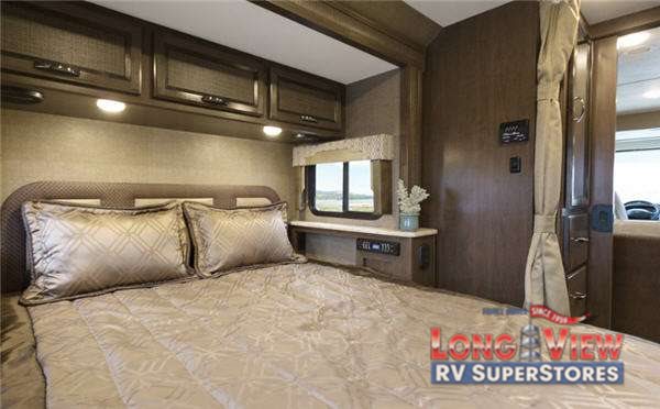 Thor Vegas Motorhome Master Bedroom
