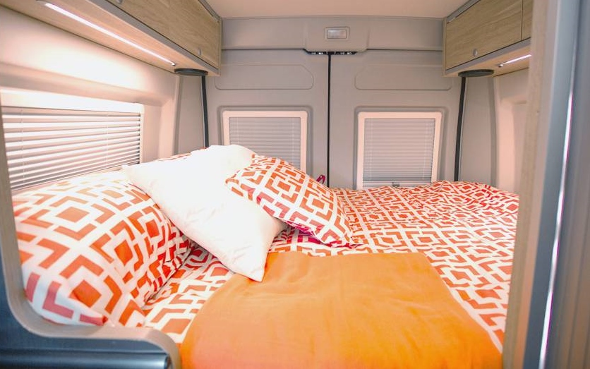 Hymer Aktiv Class B Motorhome Bedroom