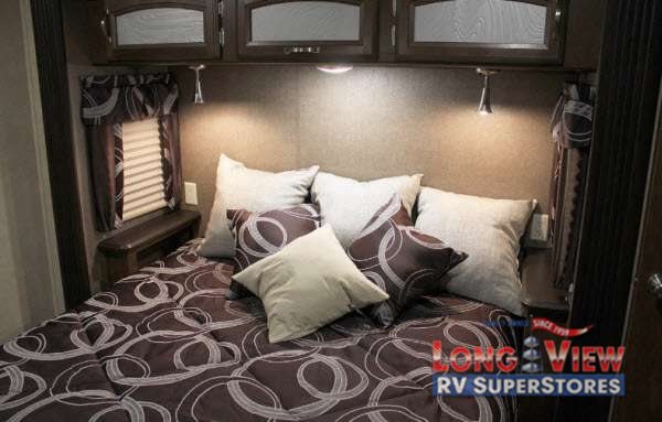 Wildwood DLX Destination Trailer Master Bedroom