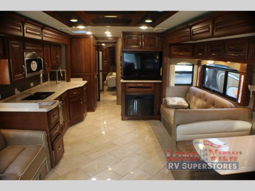 Forest River Charleston Class A Diesel Motorhome Living Room