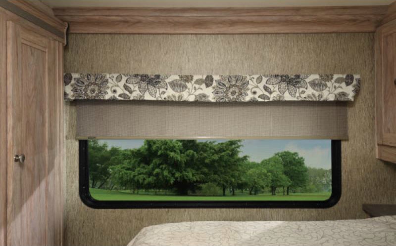 bedroom of sunseeker class c motorhomes