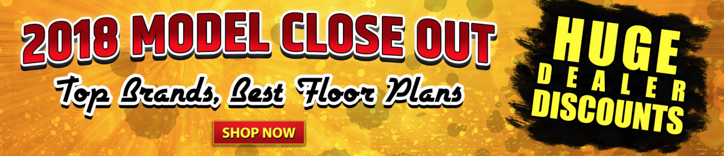 2018 Model Closeout Banner